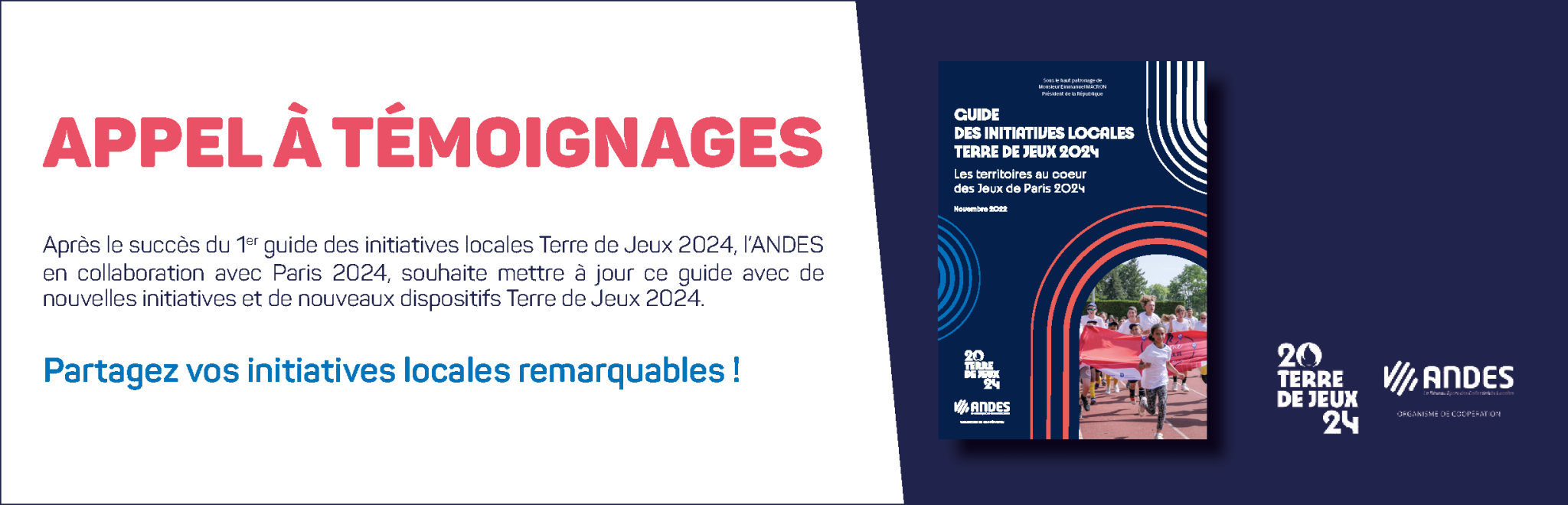 Partagez Vos Initiatives Locales Remarquables La 2ᵉ Version Du Guide Terre De Jeux 2024 Est En 7540